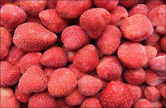 Frozen strawberries